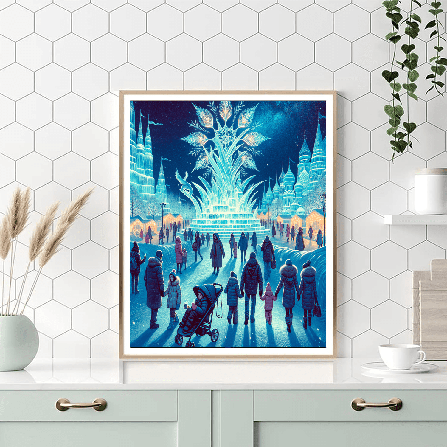 Harbin International Ice Festival - China Painting By Numbers Kit