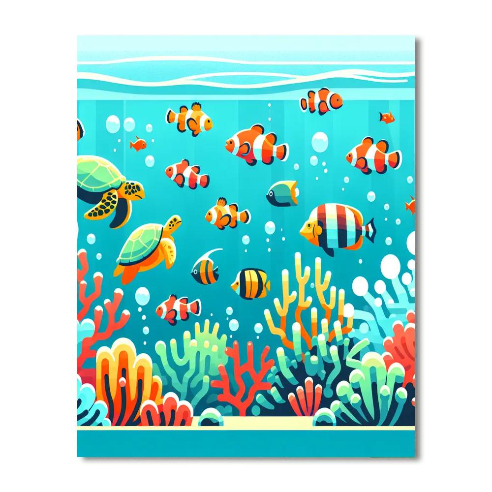 Ocean Reef Spectacle Numbered Painting Kits