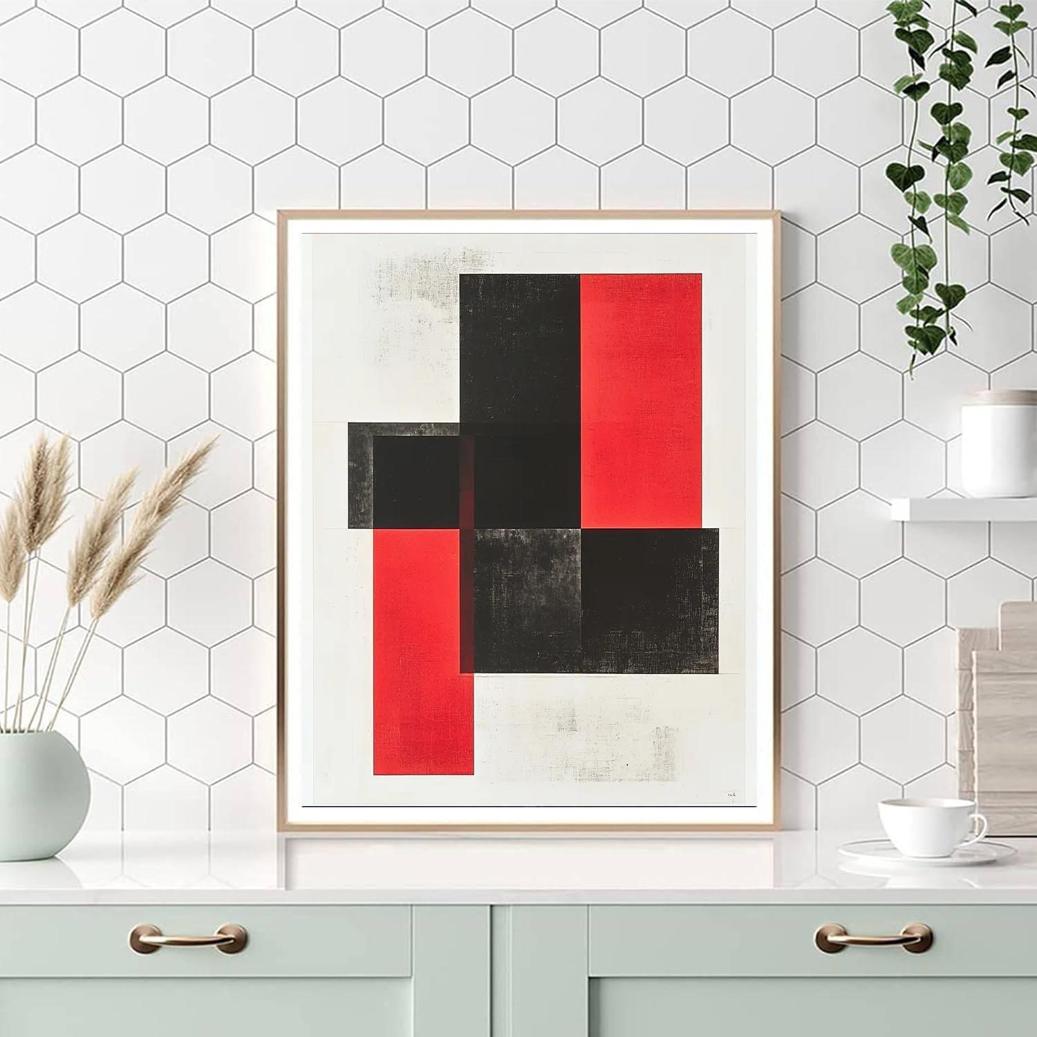 Kazimir Malevich Inspired Supreme Silence  Numbered Painting Kits