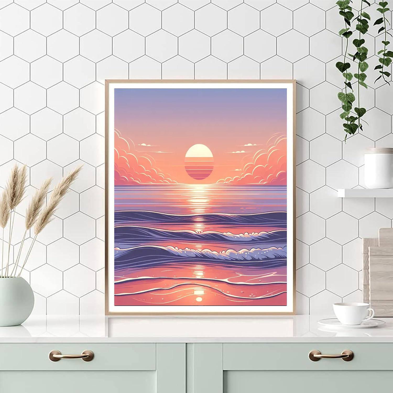 Sunset Serenade Vision DIY Paint By Numbers