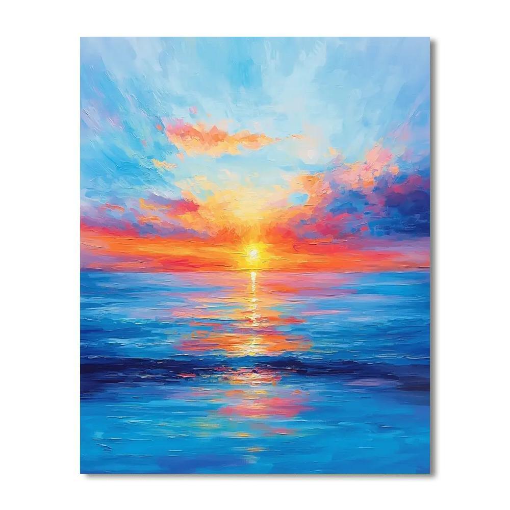 Claude Monet Inspired Impressionist Skies  Paint By Number