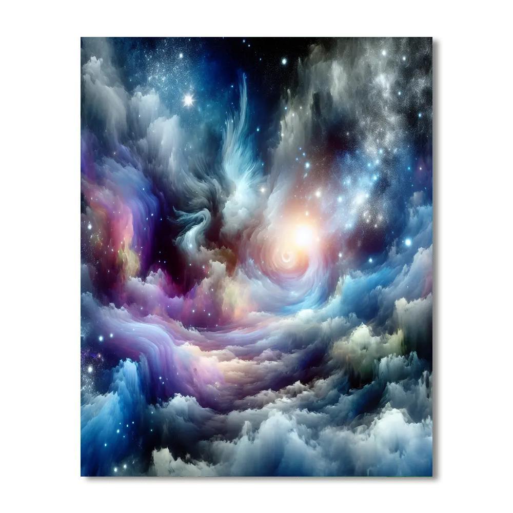 Cosmic Cloud Wonders Paint By Numbers Kits