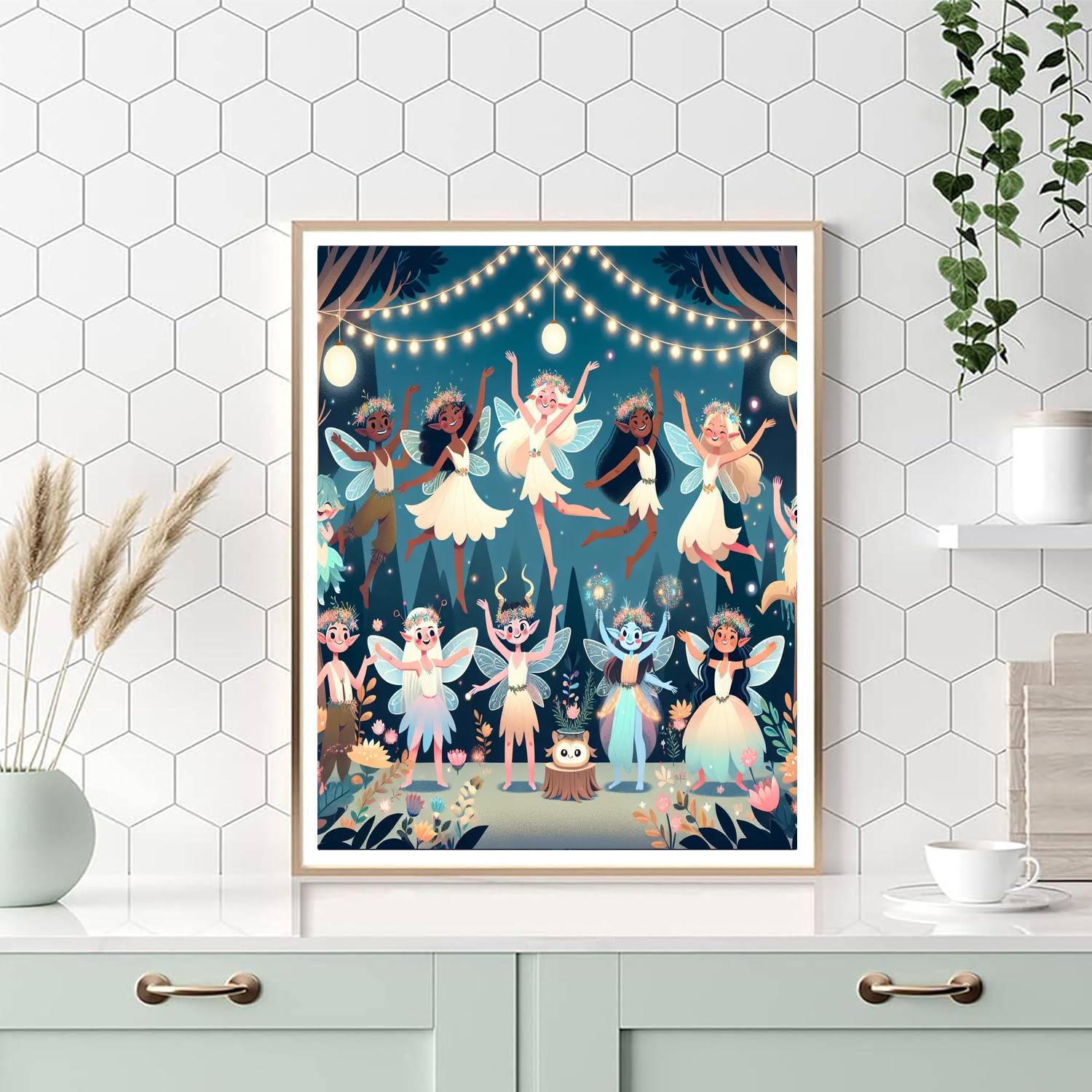 Enchanted Fairy Festival Numbered Painting Kits