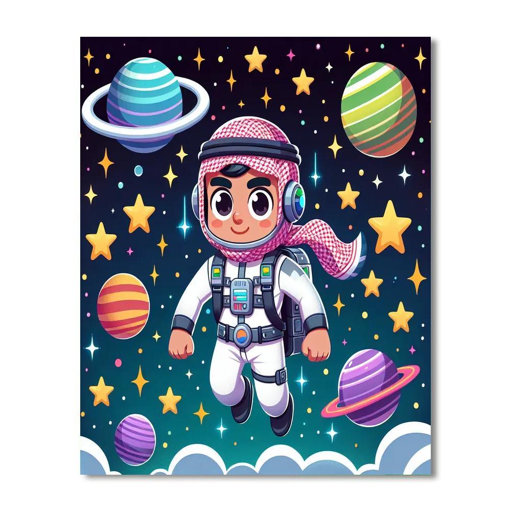 Space Ranger Galactic Patrol Paint By Number