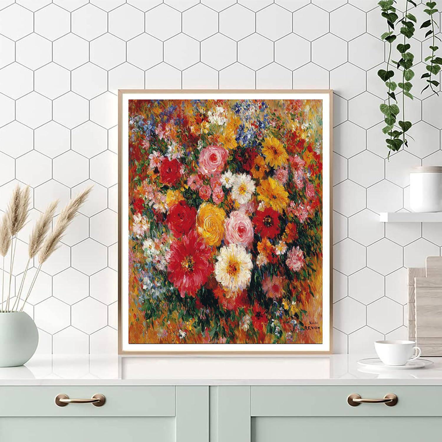 Pierre-Auguste Renoir Inspired Wildflower Joy  Paint By Numbers Kits