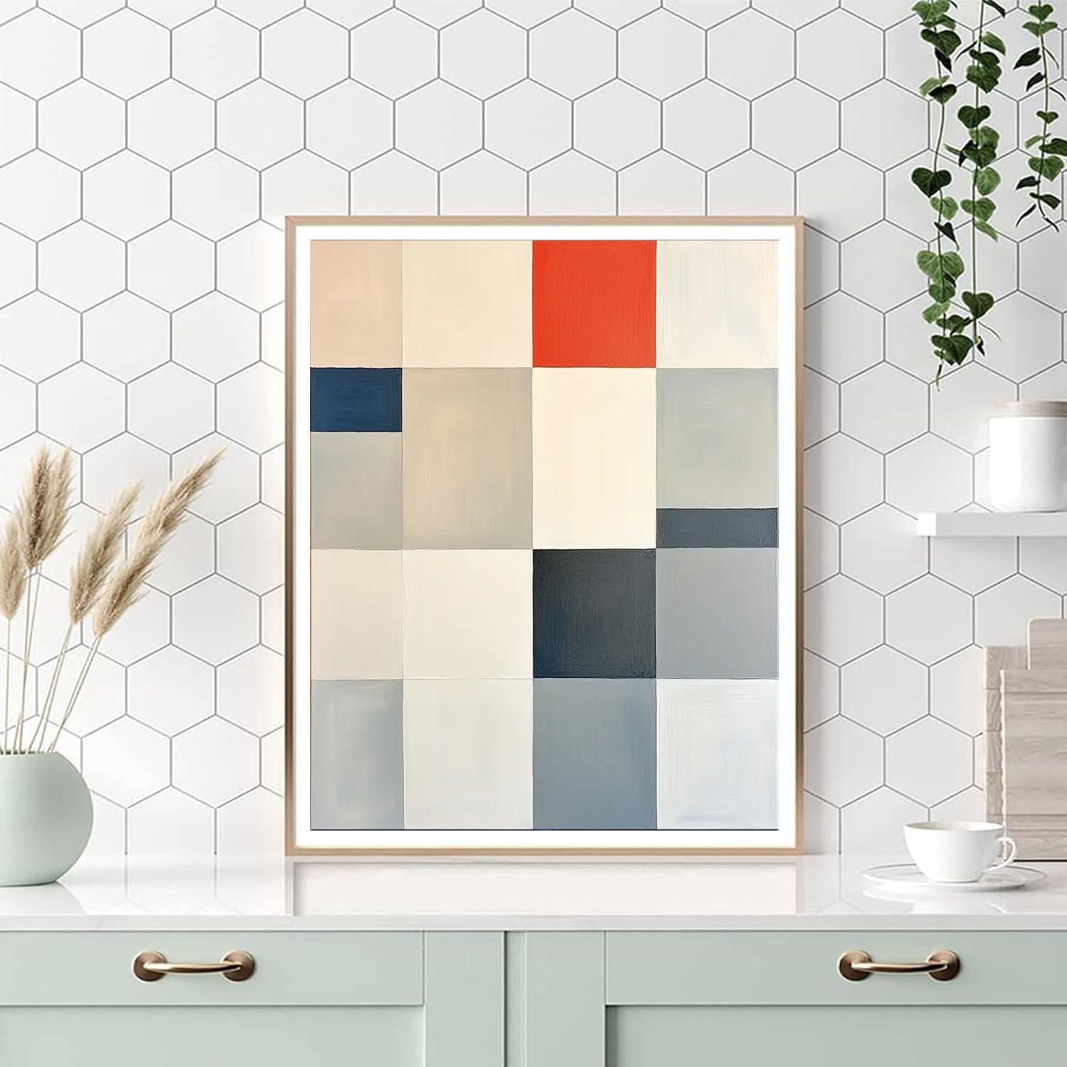 Kazimir Malevich Inspired Serene Minimalism  Numbered Painting Kits