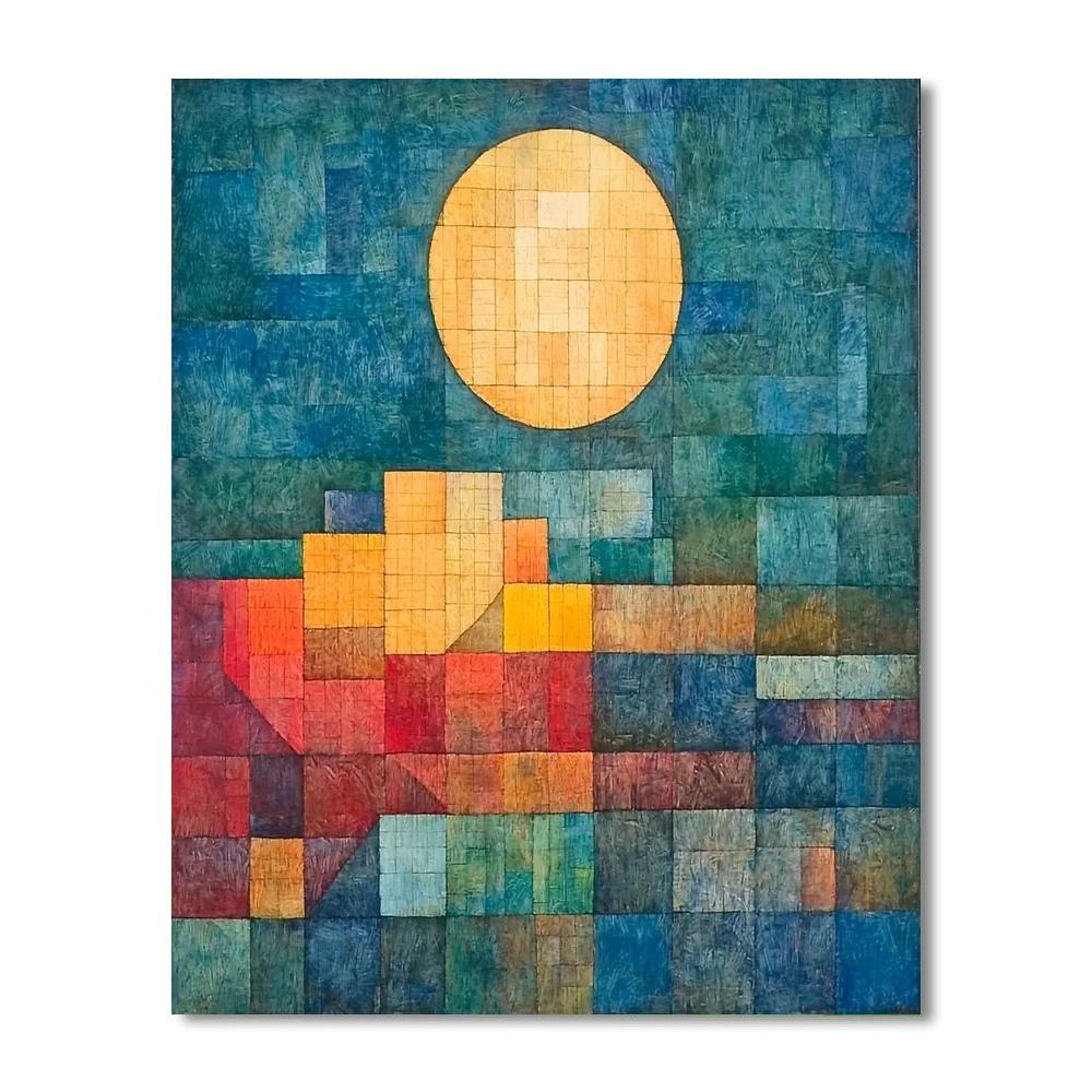 Paul Klee Inspired Harmony Of Emotions  Painting Number Kit