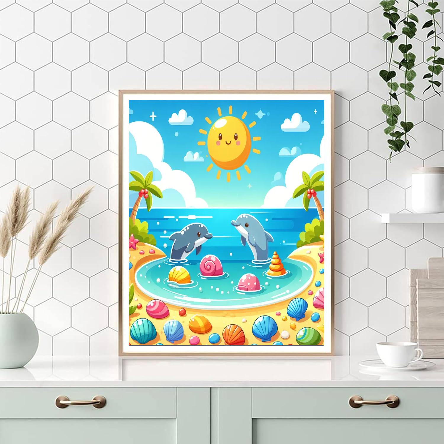 Seaside Stories Number Painting