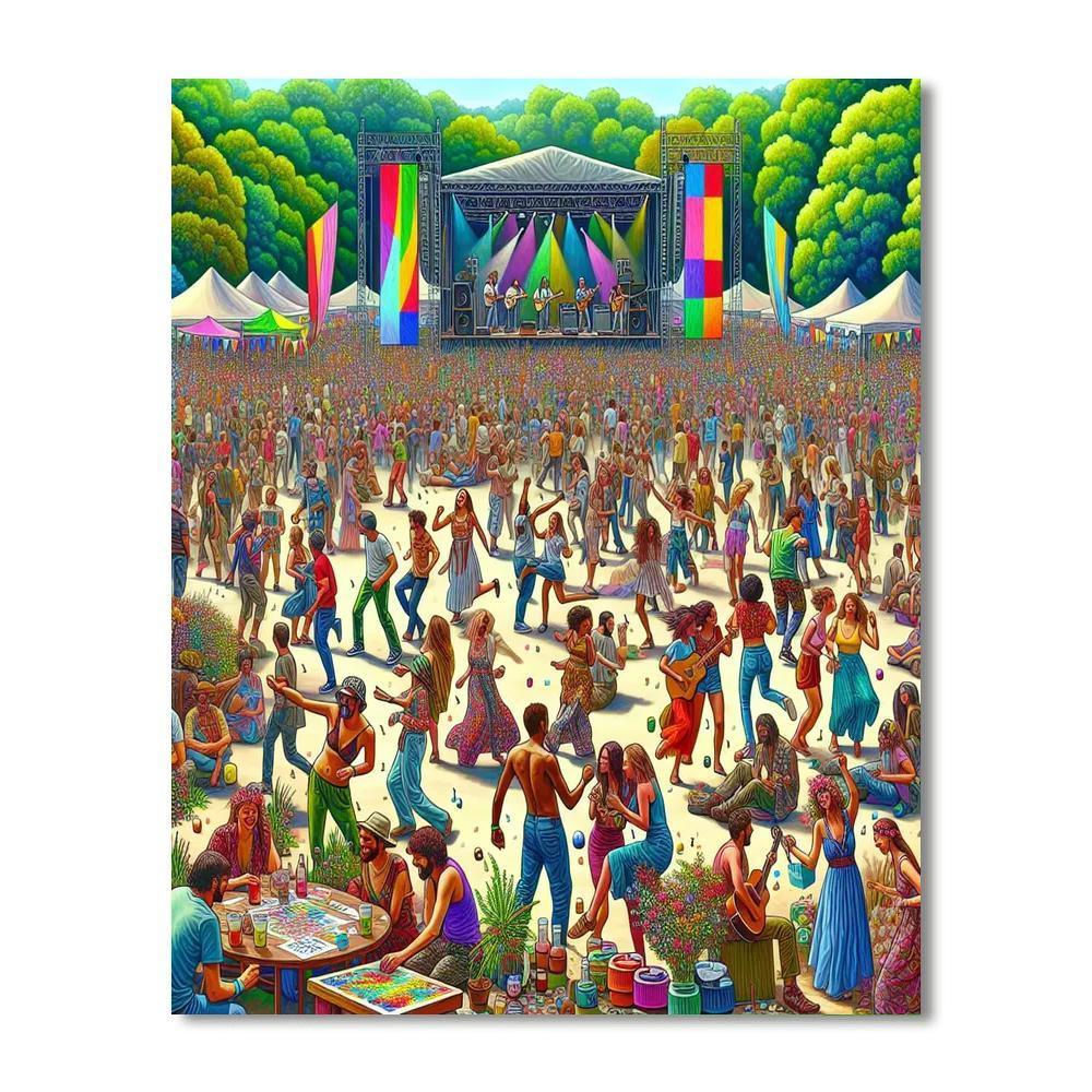 Okeechobee Music & Arts Festival - Florida Numbered Painting Kits