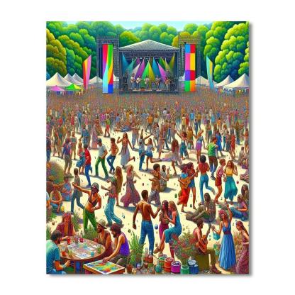 Okeechobee Music & Arts Festival - Florida Numbered Painting Kits