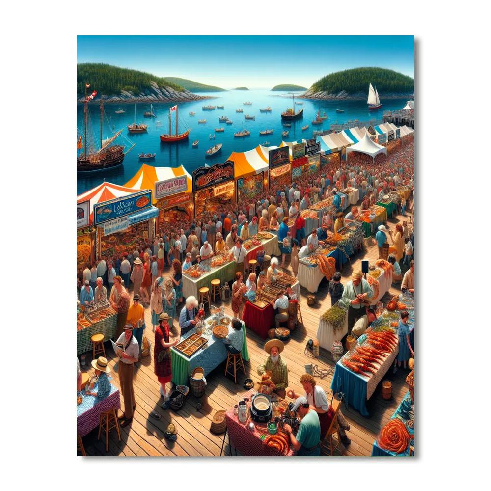 The Festival Of Seas - Canada Painting By Numbers Kit