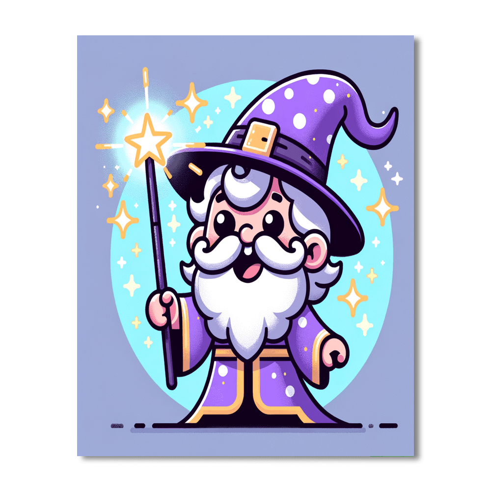 Whimsical Wizard's Spell Paint By Numbers Kits