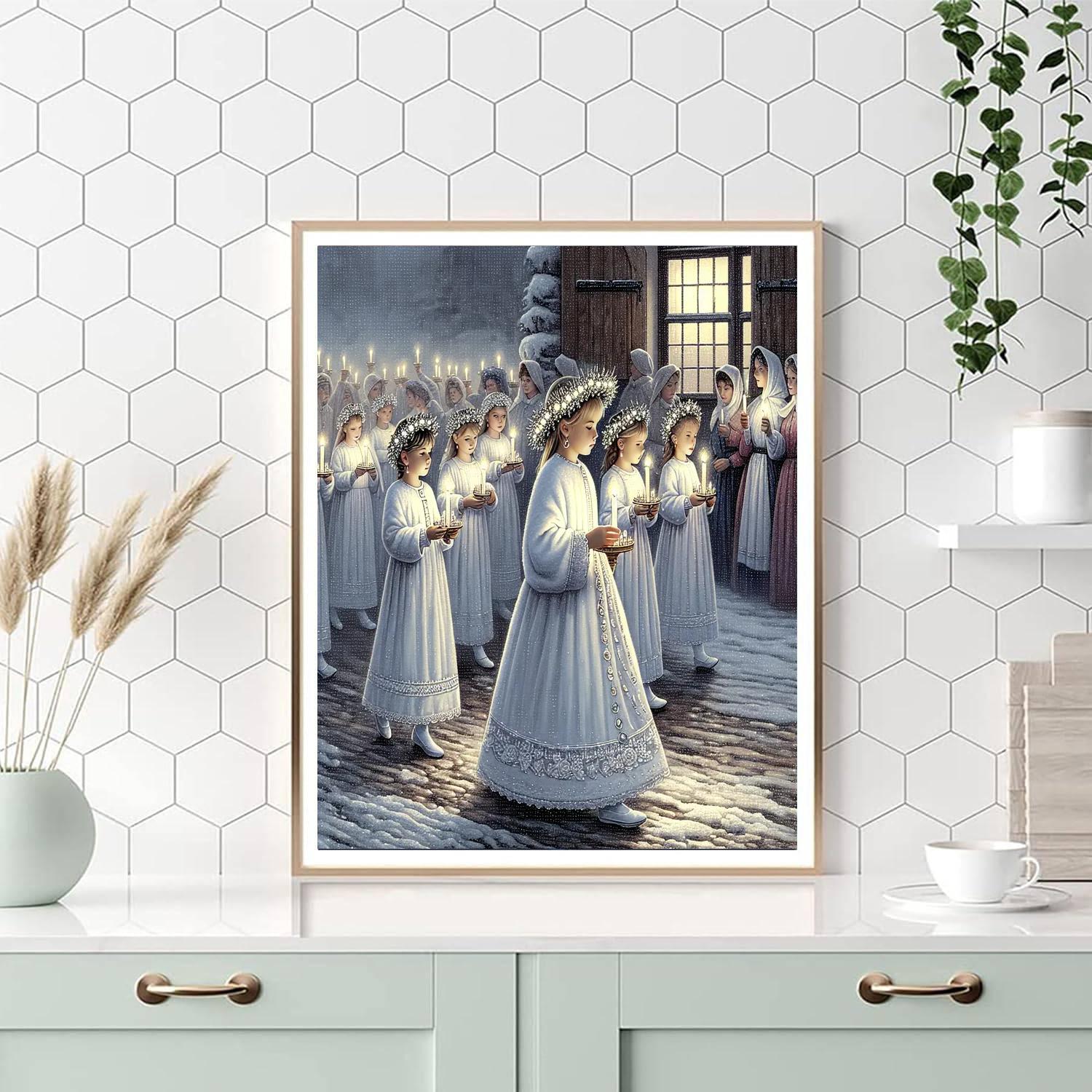 Day Of Saint Lucia - Sweden Paint By Numbers Kits