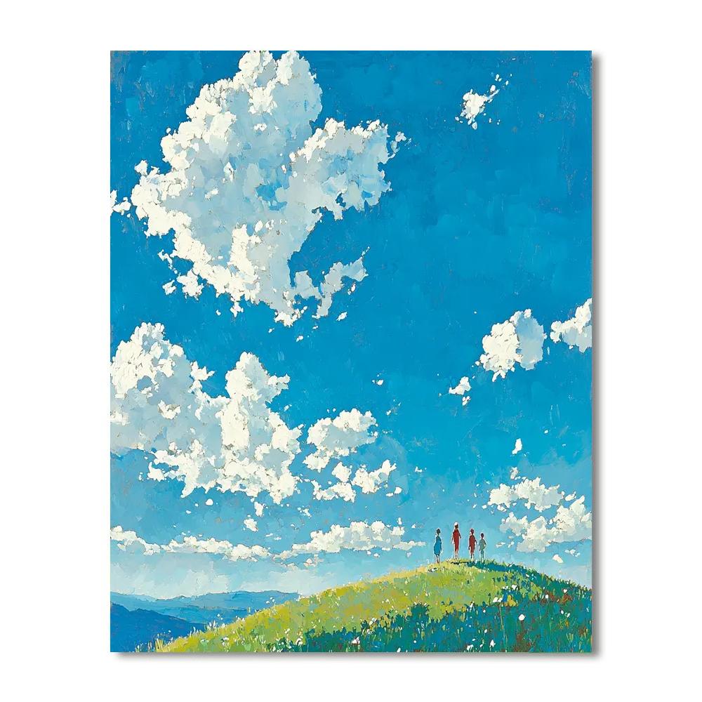 Pondering Clouds Paint By Numbers Kits