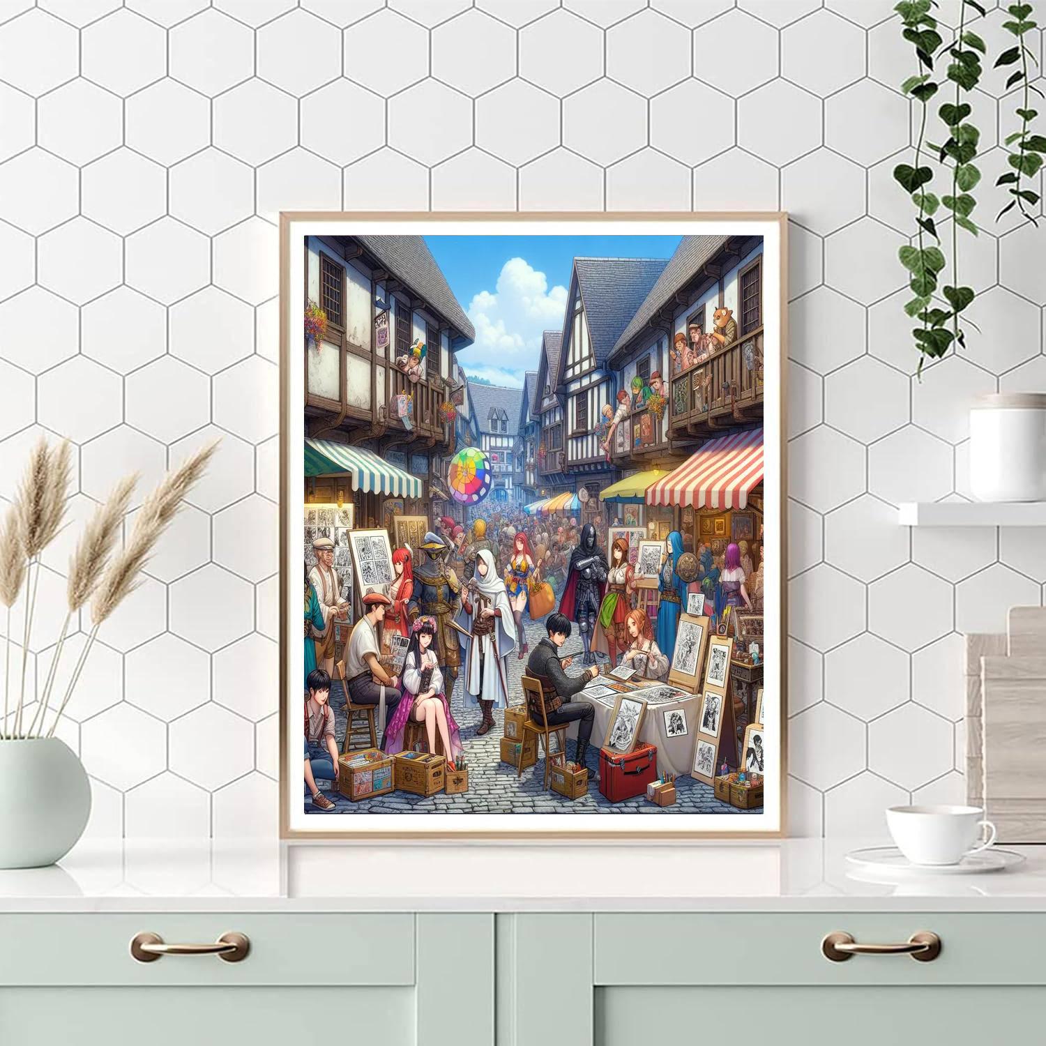 Lucca Comics And Games - Italy Paint By Numbers Kits