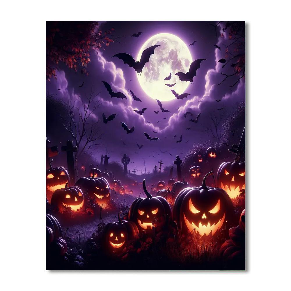 Halloween Night Magic Paint By Number
