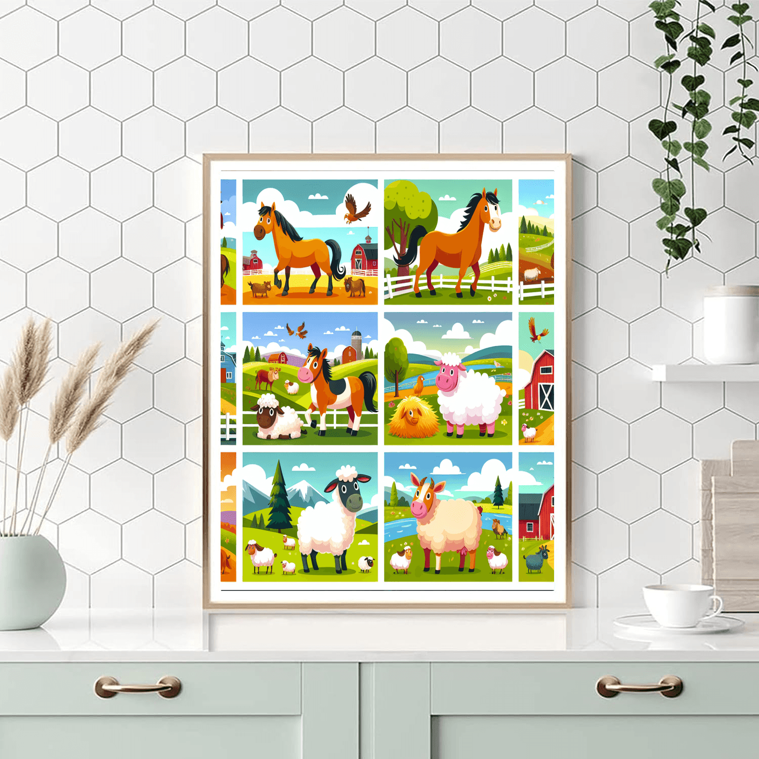 Rustic Ranch Revelry Number Painting