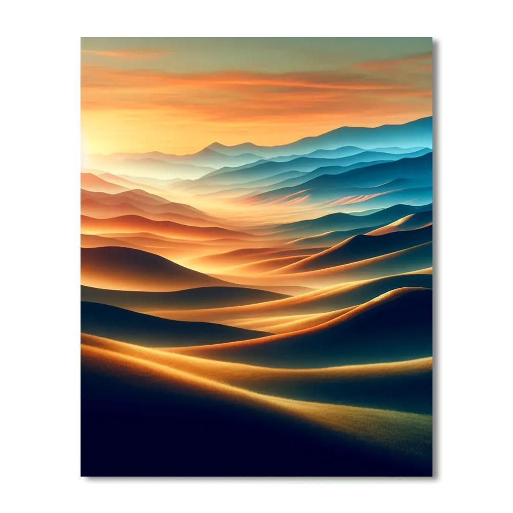 Dreamy Sunrise Serenity Paint By Numbers Kits