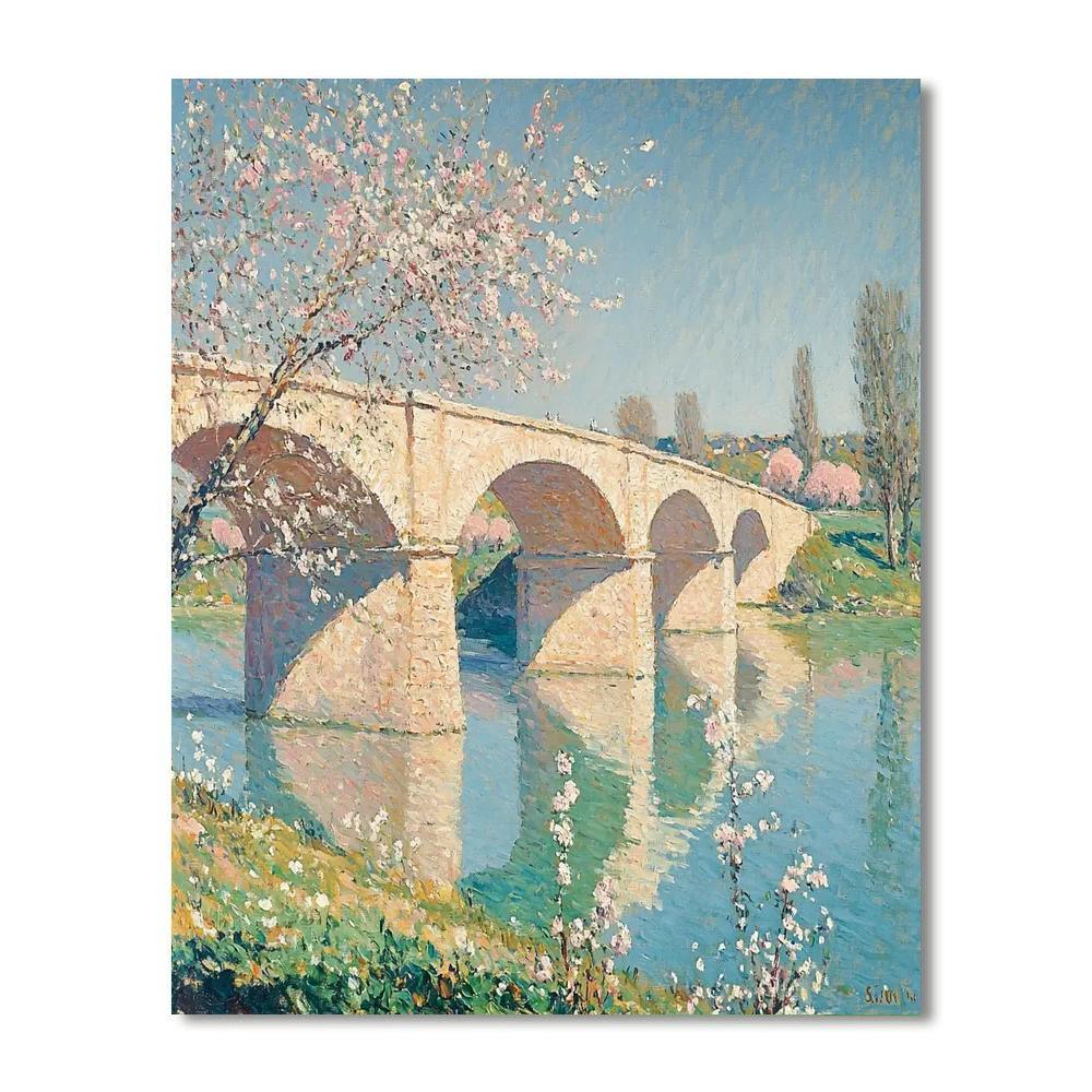 Alfred Sisley Inspired Serene Spring Blooms  Painting By Numbers Kit