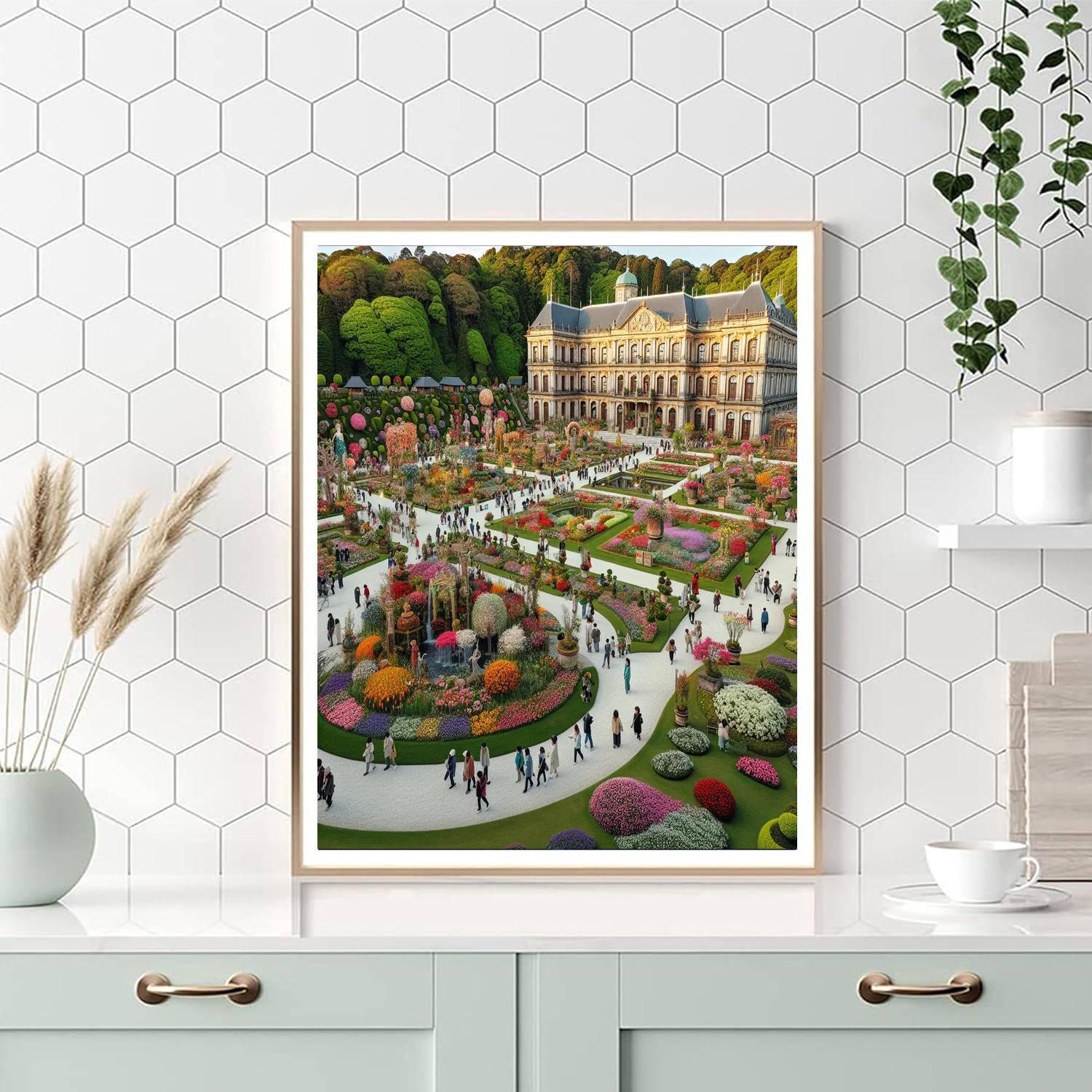 Hampton Court Palace Flower Show - England Paint By Numbers Art