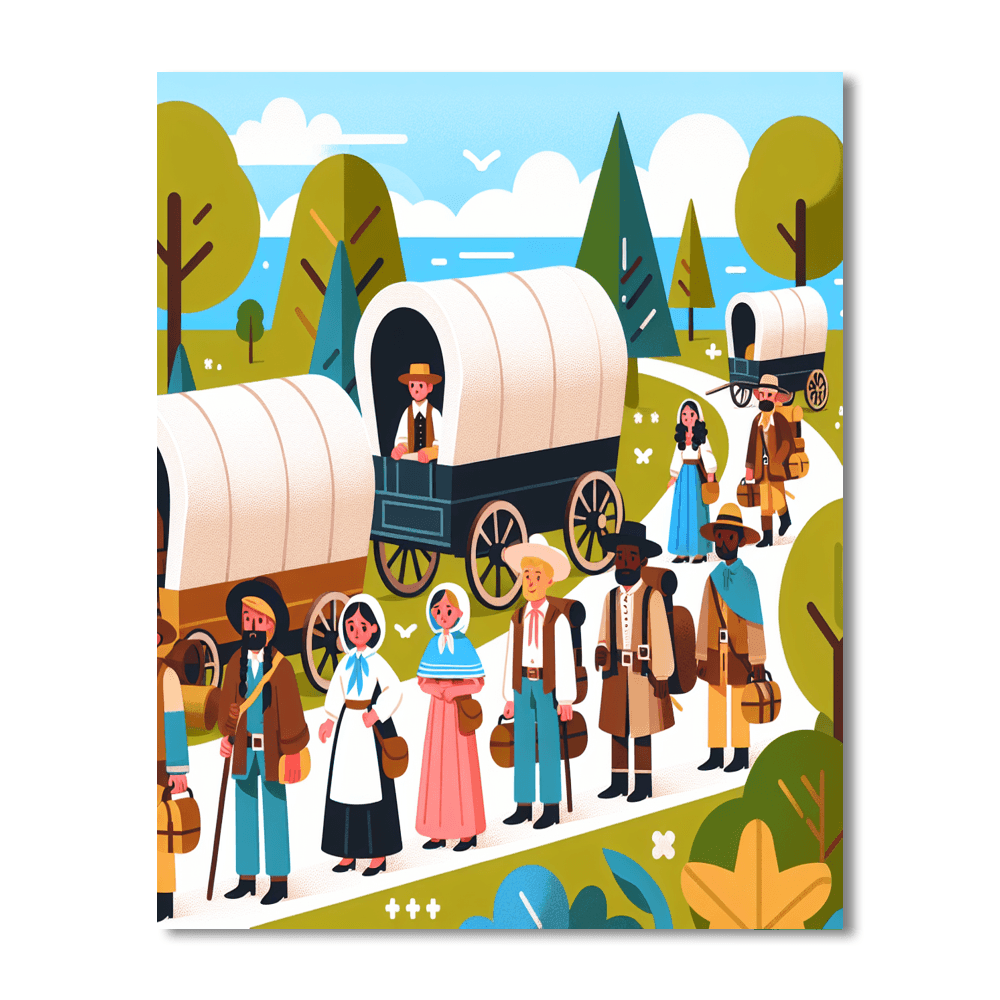 Pioneer Pioneer Trail Paint By Numbers Kits