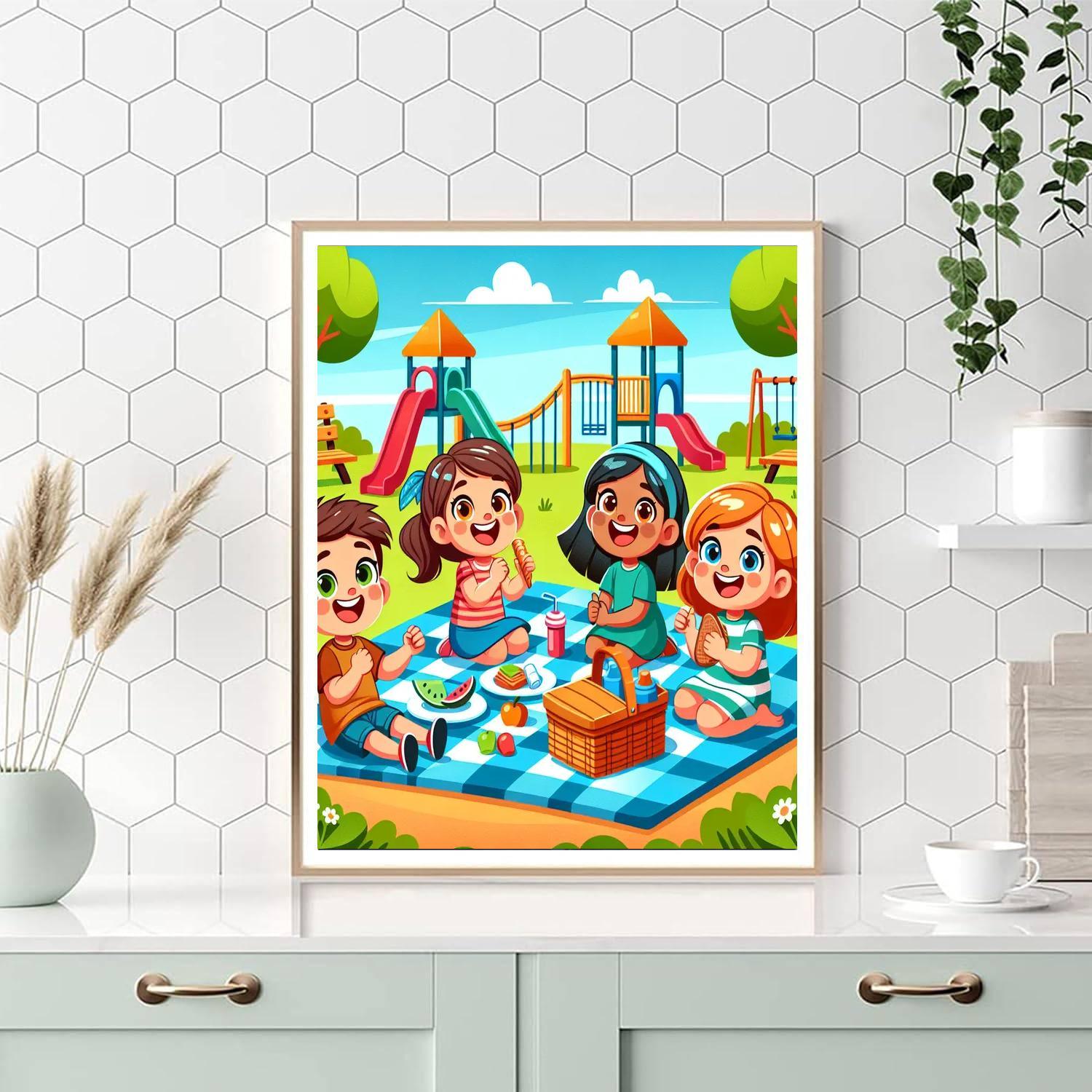 Adventure Park Picnic Paint By Numbers Kits