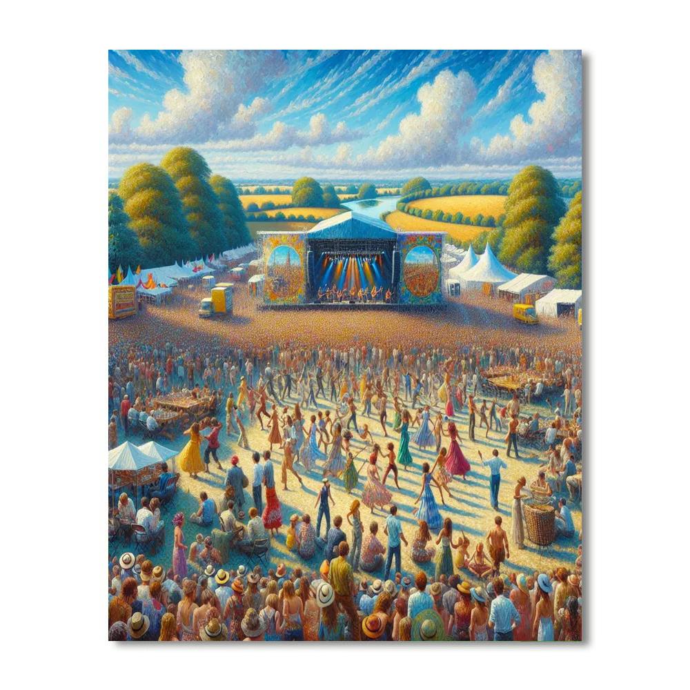 Leeds Festival - United Kingdom Numbered Painting Kits