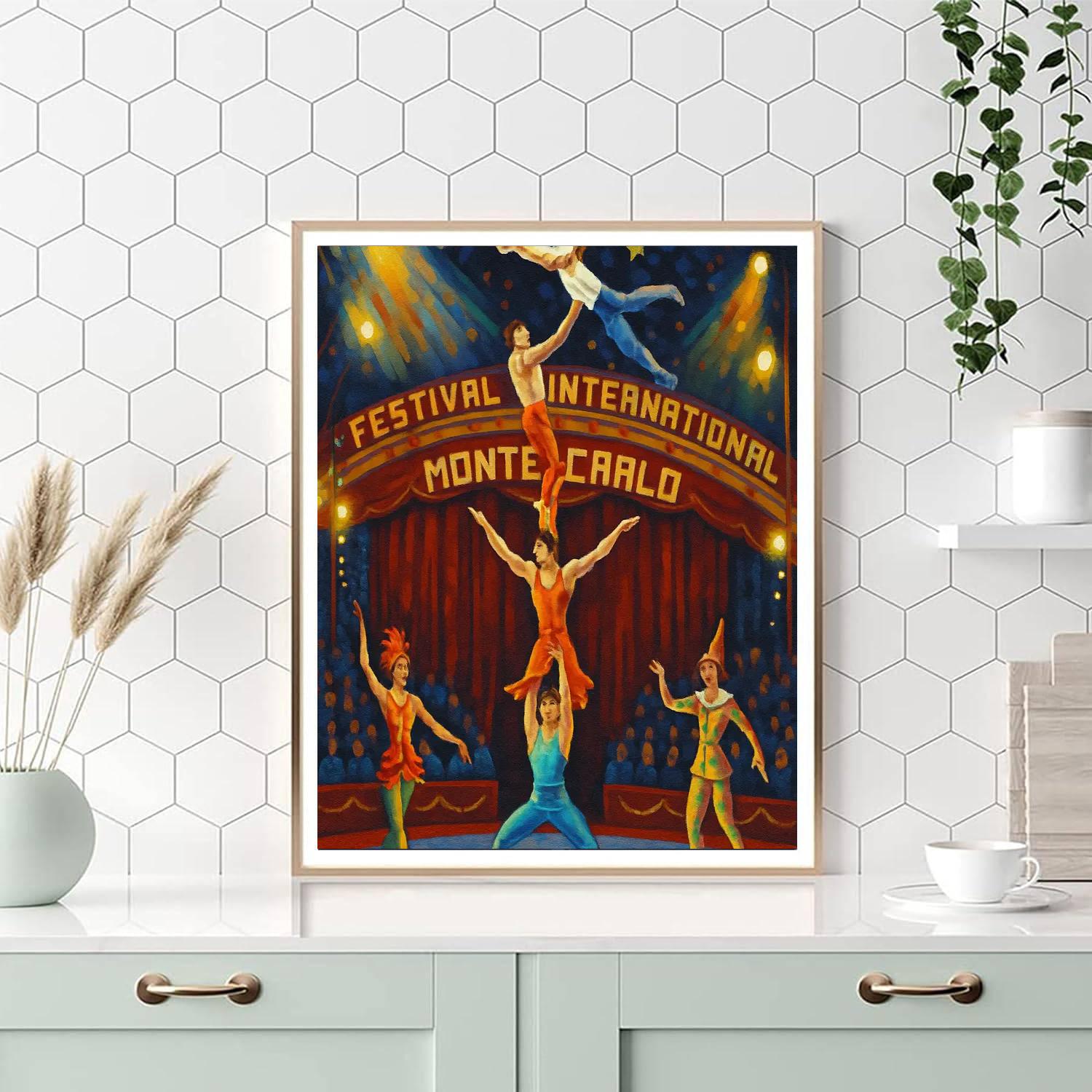 Circus Festival - Monaco Numbered Painting Kits
