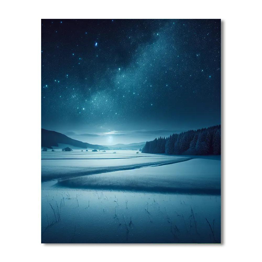 Winter Starlight Serenade Paint By Numbers