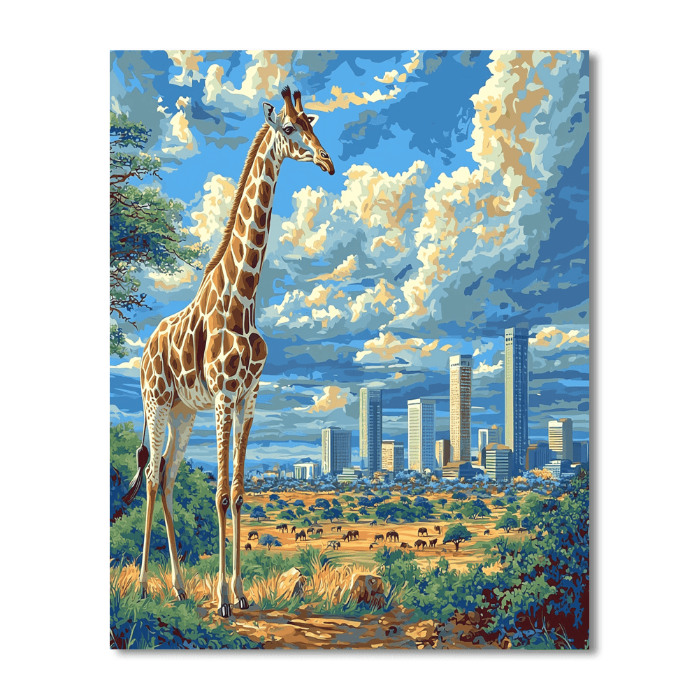 Nairobi National Park Number Painting