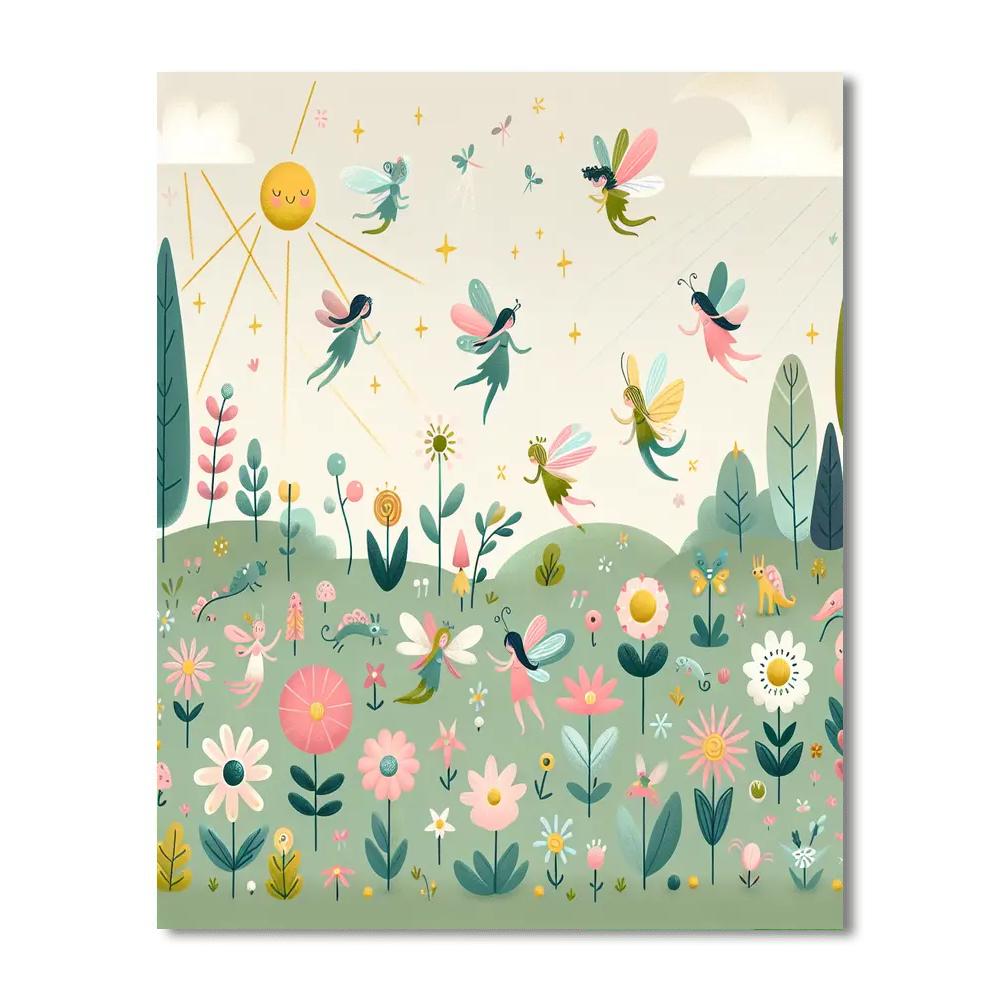 Mystical Meadow Revelry Paint By Numbers Art