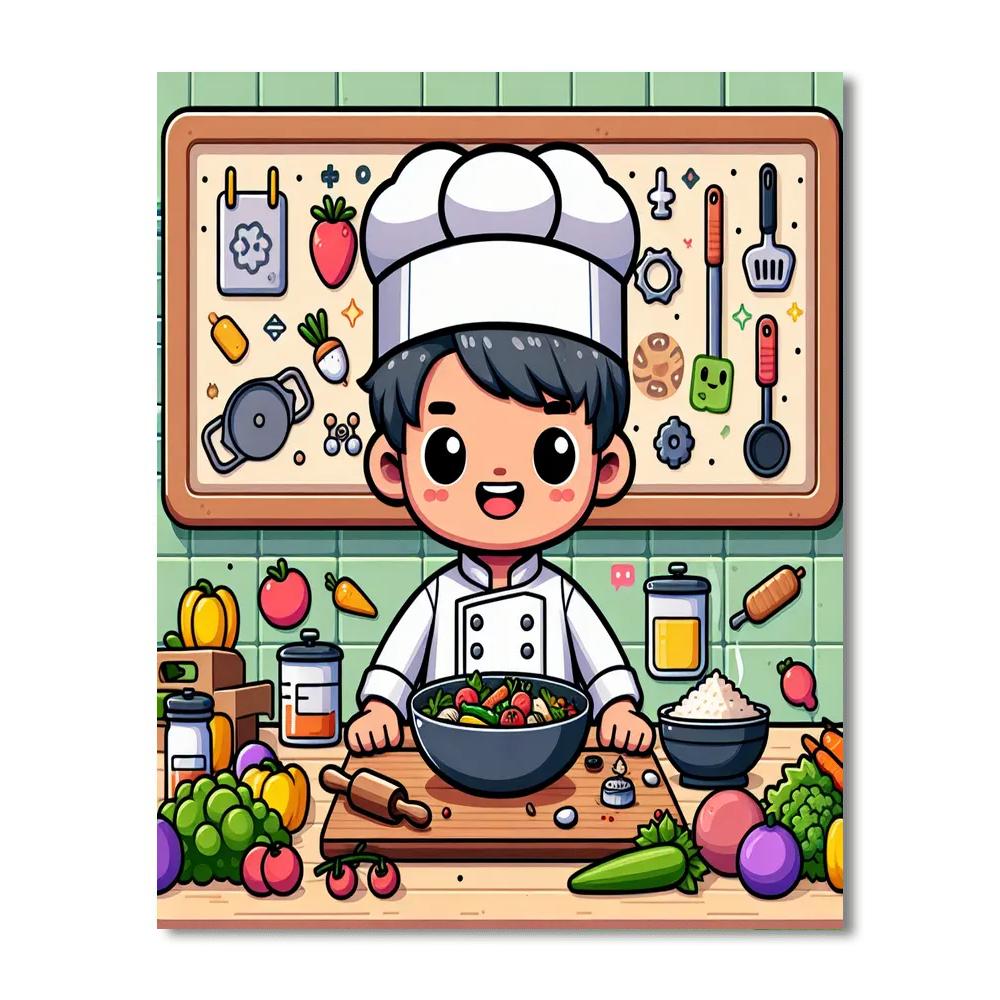 Fantastic Foodie Paint By Numbers