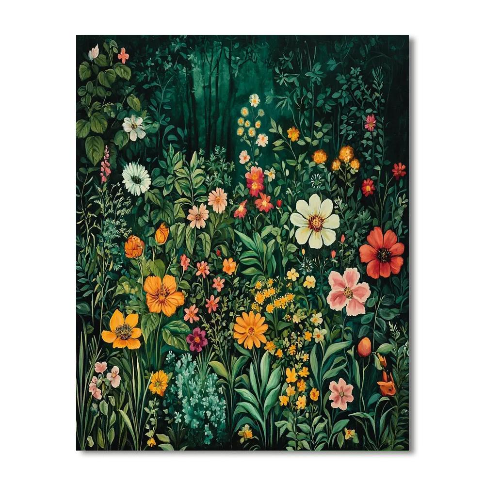 Frida Kahlo Inspired Garden Of Emotion  Paint By Numbers Art