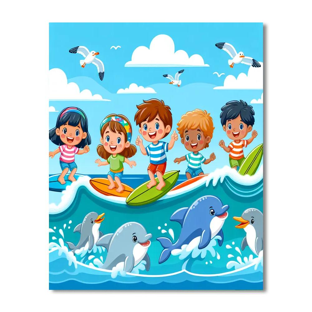 Ocean Waves Adventure Paint By Number