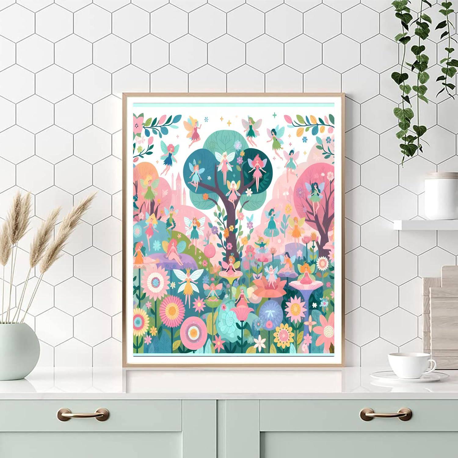 Fairy Garden Magic Paint By Numbers Art