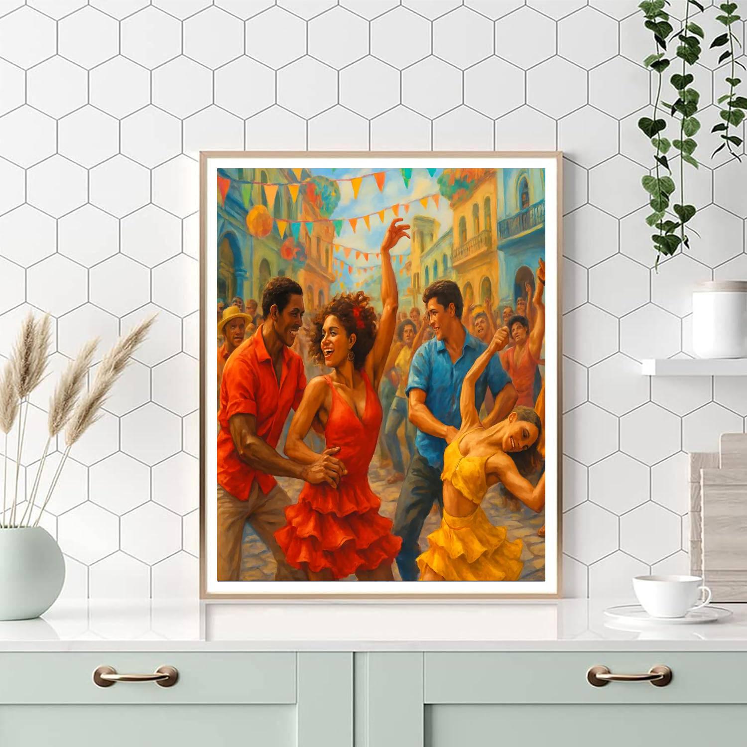 Festival Internacional De La Salsa - Cuba Paint By Numbers