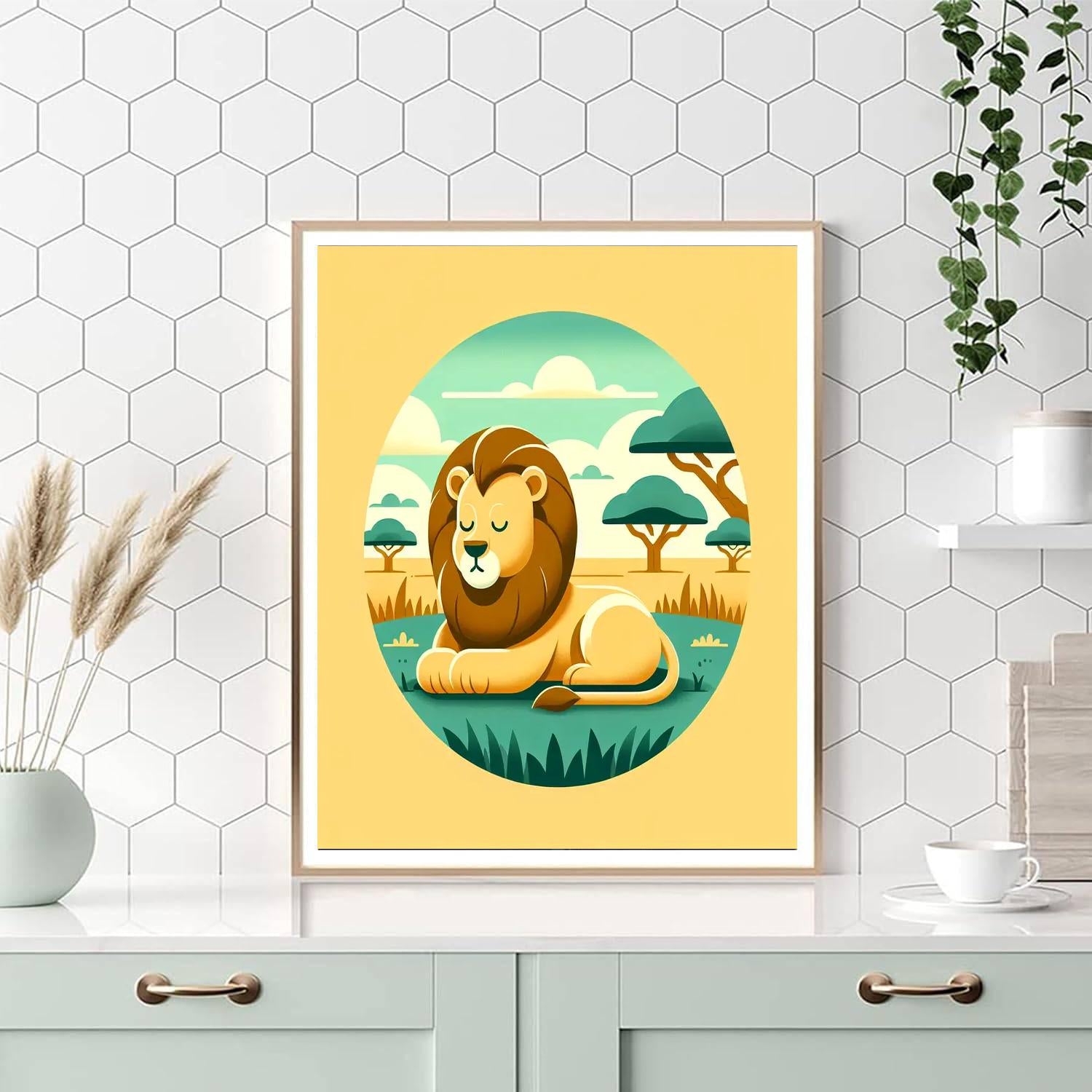 Sunny Savannah Numbered Painting Kits