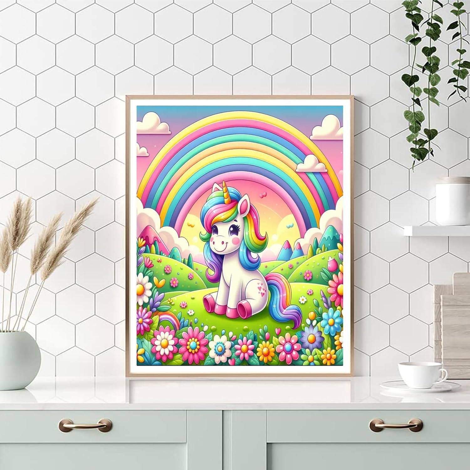 Unicorn Fantasy Land Paint By Numbers Kits