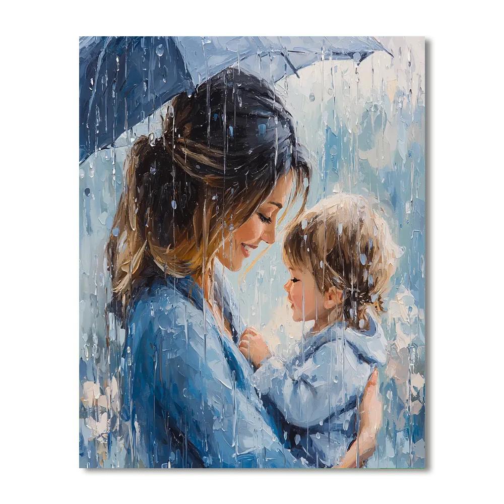 The Cozy Embrace Painting Number Kit
