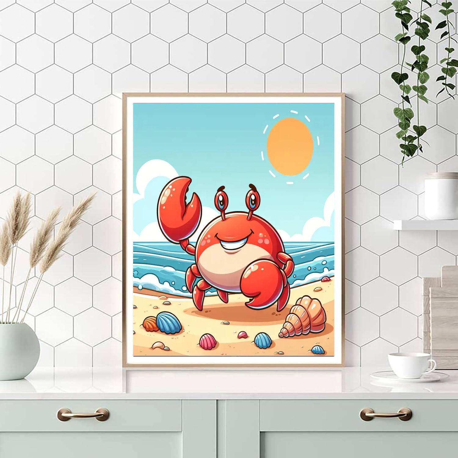 Jolly Crab Paint By Numbers Art
