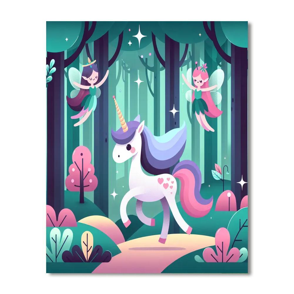 Magic Forest Journey Paint By Numbers Kits