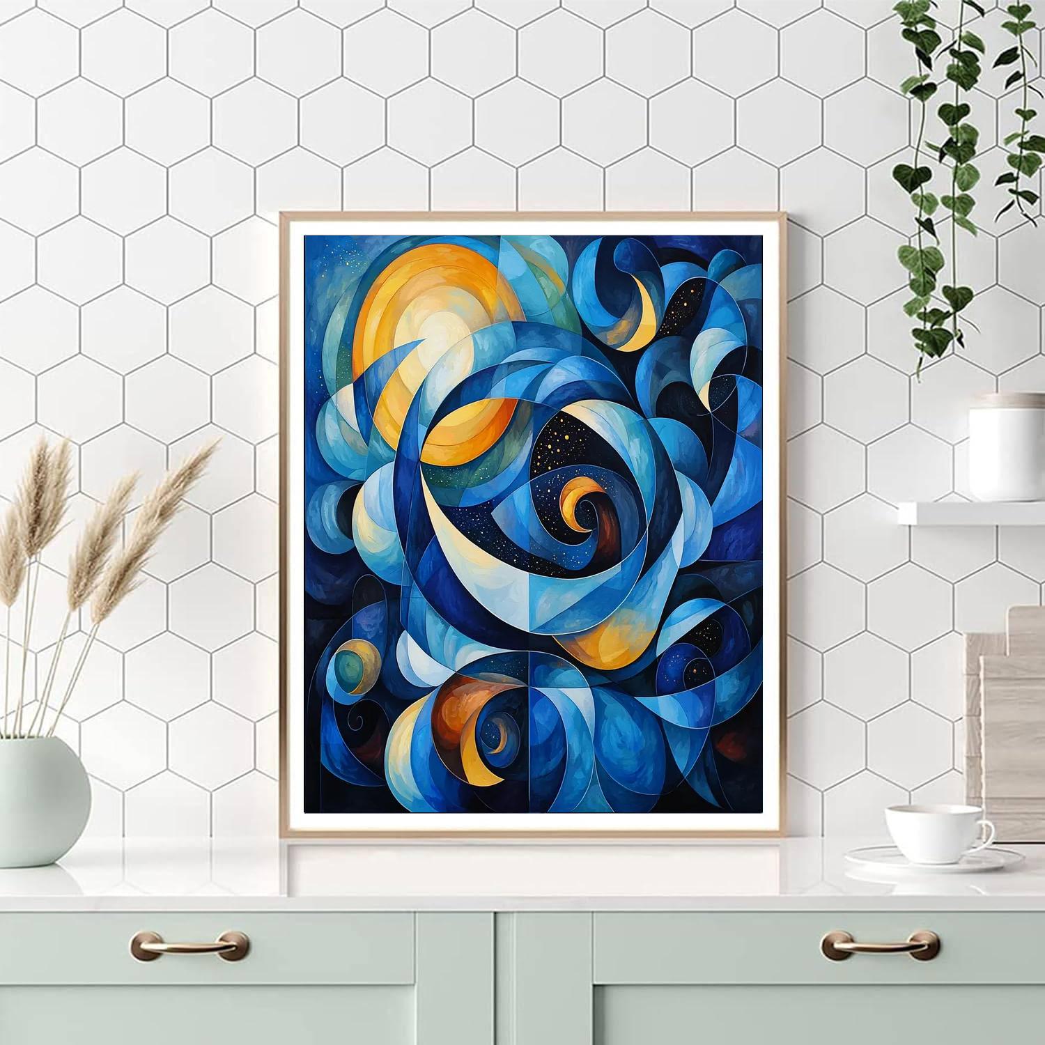 Paul Klee Inspired Melody Of The Cosmos  Numbered Painting Kits