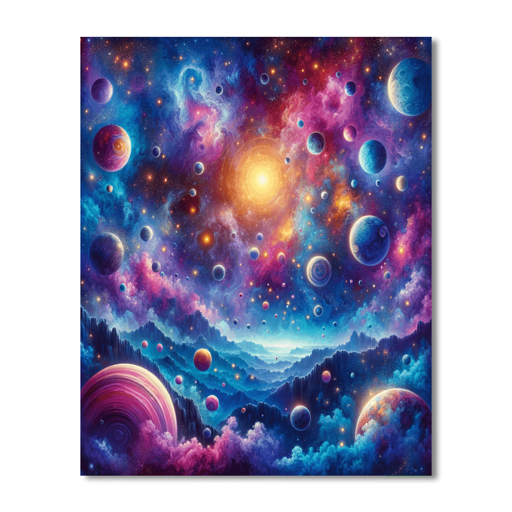 Galactic Adventures Numbered Painting Kits