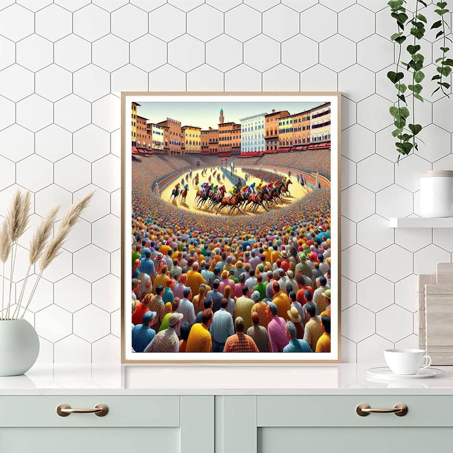 Il Palio Di Siena - Italy Paint By Numbers