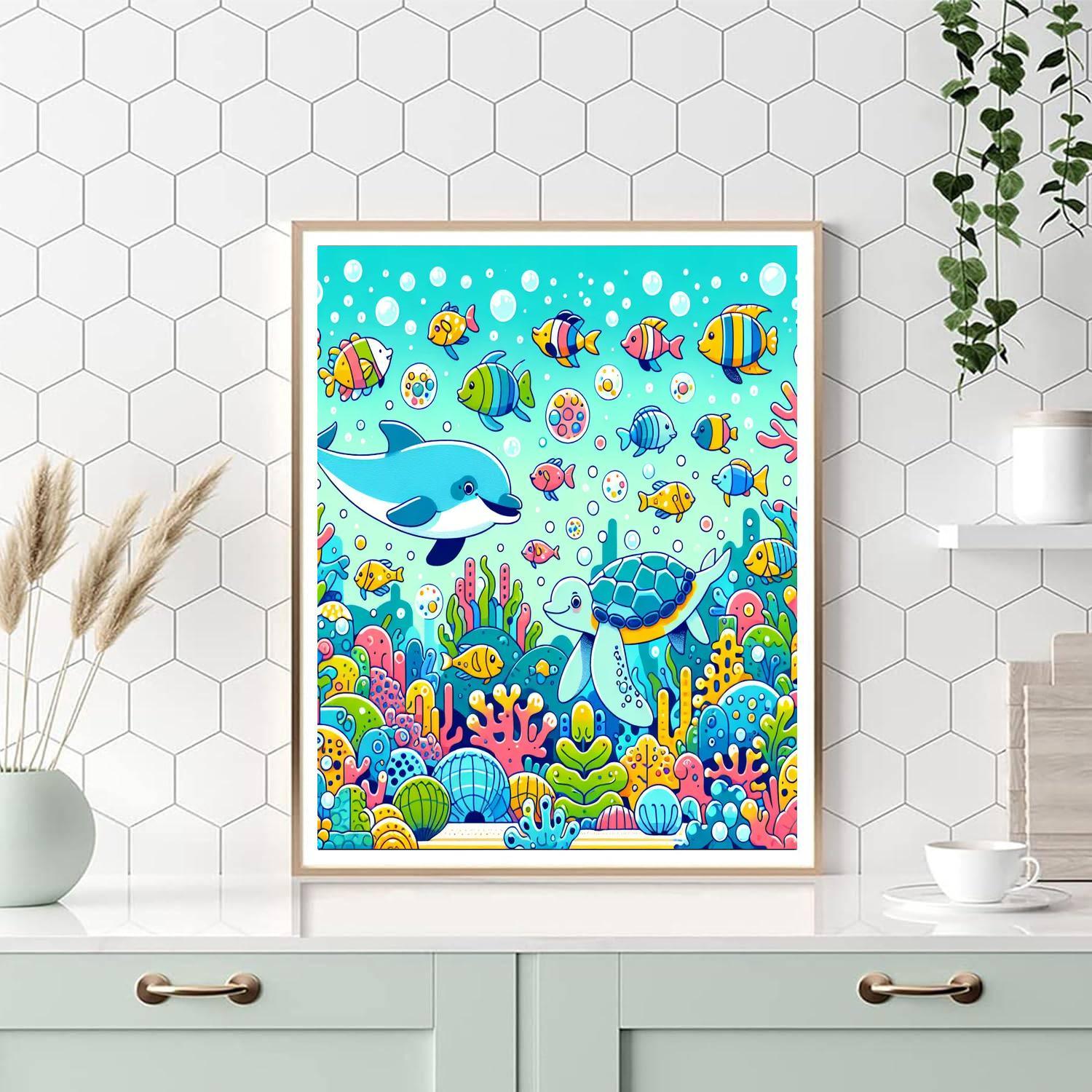 Joyful Ocean Expedition Paint By Numbers