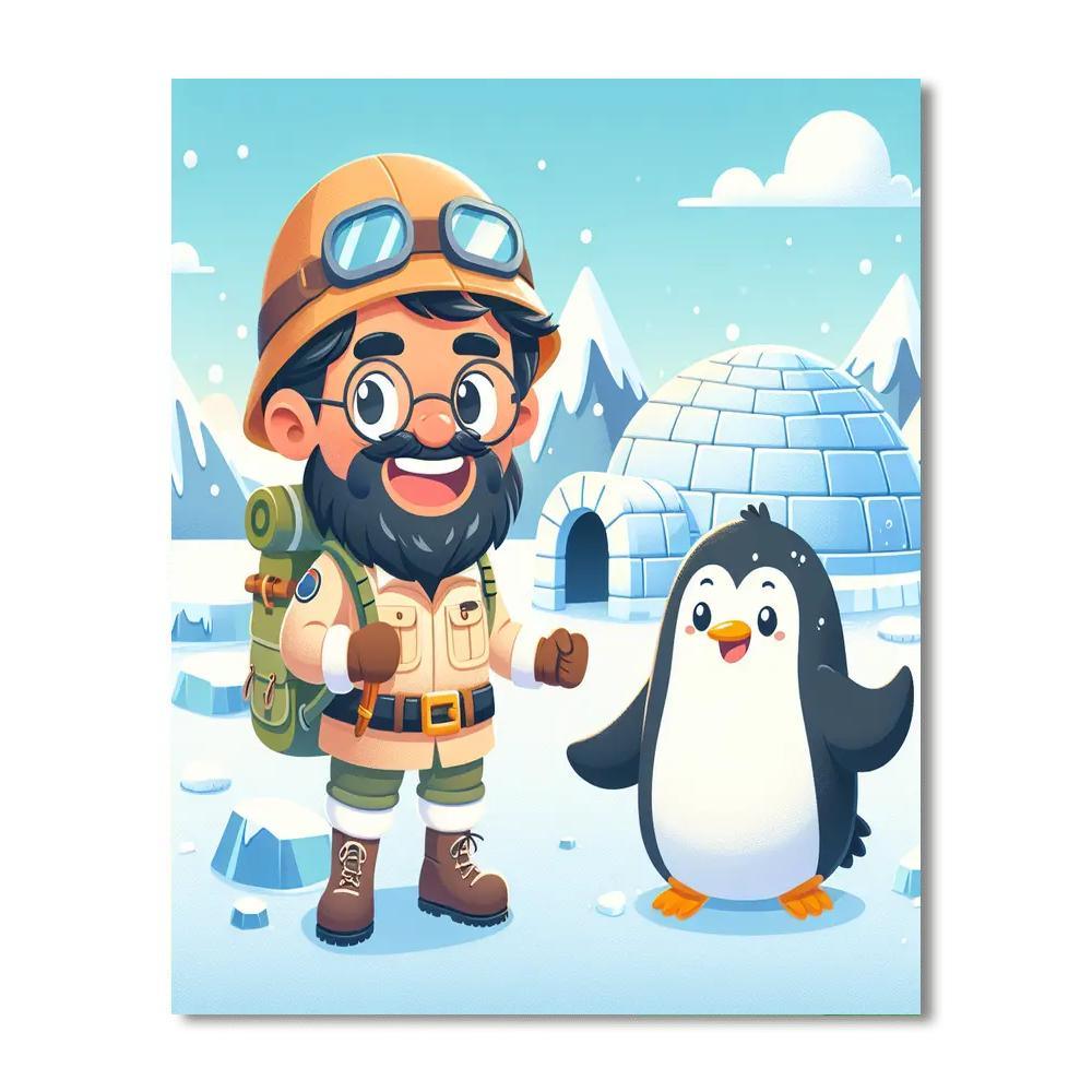 Adventure At The North Pole Paint By Color