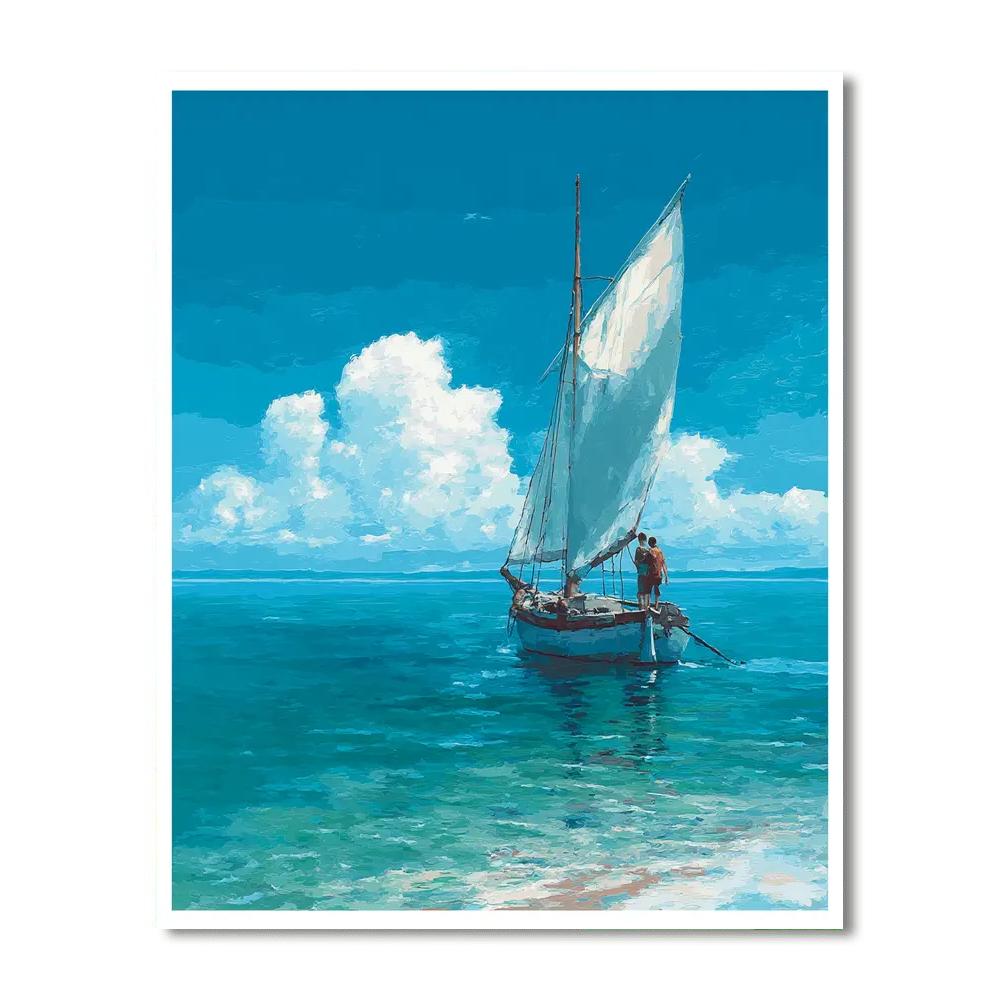 Sailing With Dreams Paint By Color
