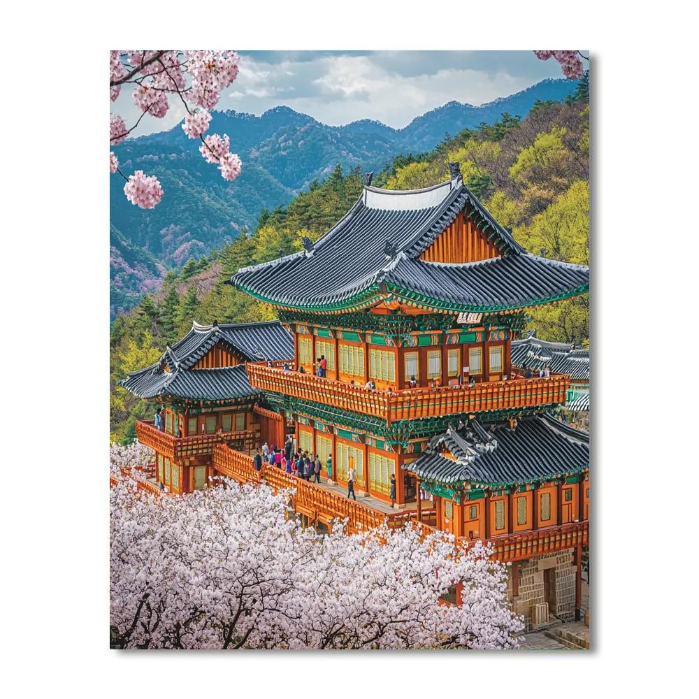 Gyeongbokgung Palace Paint By Color
