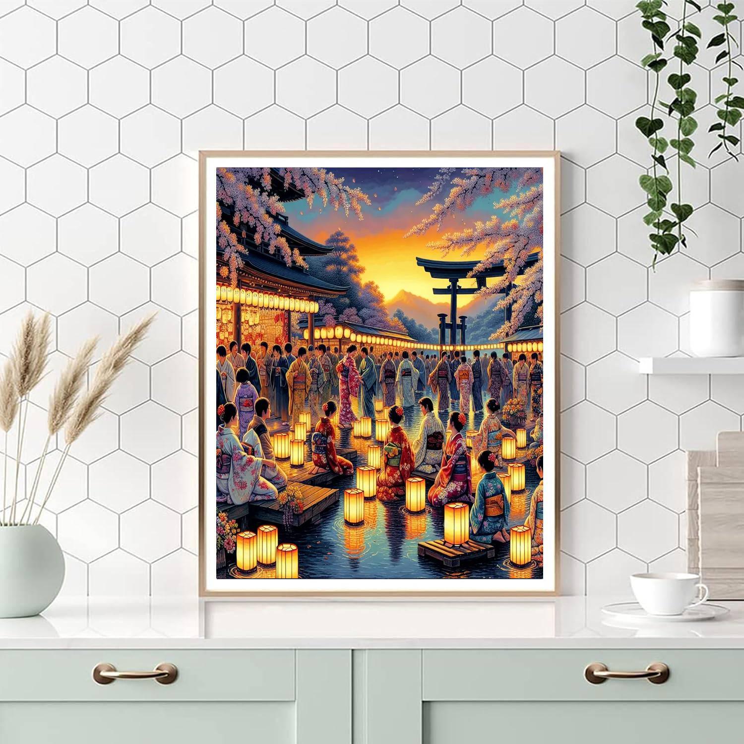 Obon Festival - Japan Paint By Number