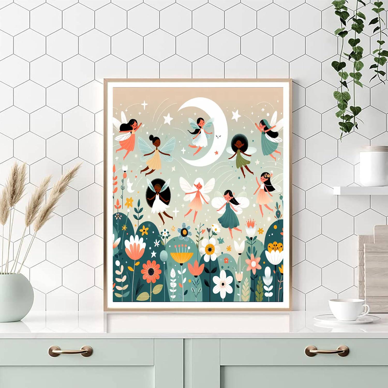 Fantastical Fairy Flight Paint By Numbers Art